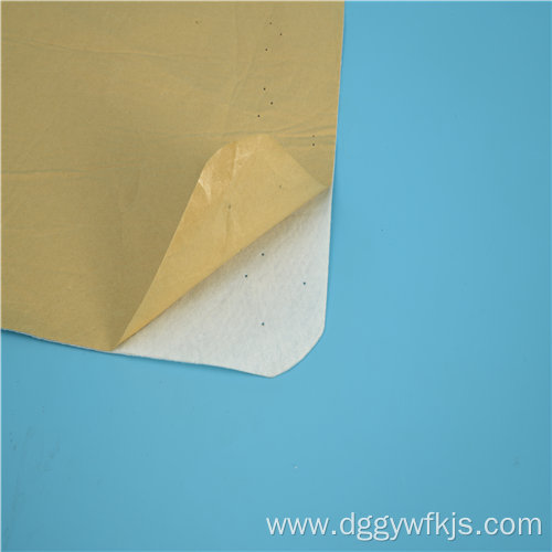 White special-shaped non-woven back rubber cotton